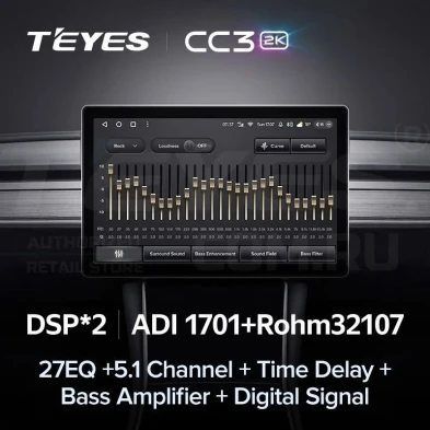 Штатная магнитола Teyes CC3 2K 6/128 Mitsubishi ASX (2016-2026) Тип-B (11")