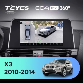 Штатная магнитола Teyes CC4 Pro 360 8/128 BMW X3 F25 CIC (2010-2014)