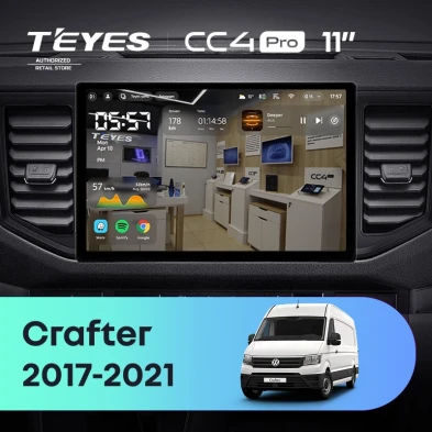 Штатная магнитола Teyes CC4 Pro 12/256 Volkswagen Crafter (2017-2021) (11")