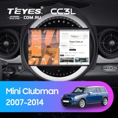 Штатная магнитола Teyes CC3L 4/64 Mini Clubman 1 R55 (2007-2014) F1