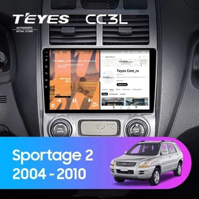Штатная магнитола Teyes CC3L 4/32 Kia Sportage 2 (2004-2010) F1
