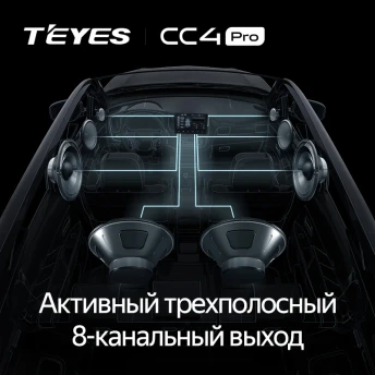 Штатная магнитола Teyes CC4 Pro 8/128 Dodge Magnum 2 (2003-2007)