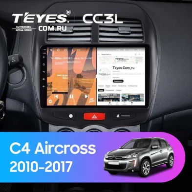 Штатная магнитола Teyes CC3L 4/32 Citroen C4 Aircross (2010-2017) Тип-B