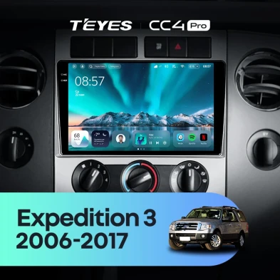 Штатная магнитола Teyes CC4 Pro 12/256 Ford Expedition 3 U3242 U3542 U324 U354 (2006-2017)