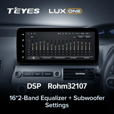 Штатная магнитола Teyes LUX ONE 4/64 Honda Civic 8 FK FN FD (2005-2012) Правый руль