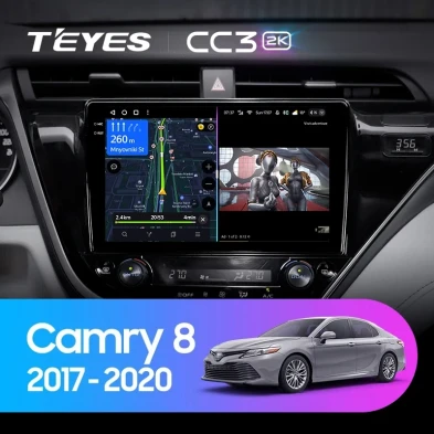Штатная магнитола Teyes CC3 2K 4/64 Toyota Camry 8 XV 70 (2017-2020) F1