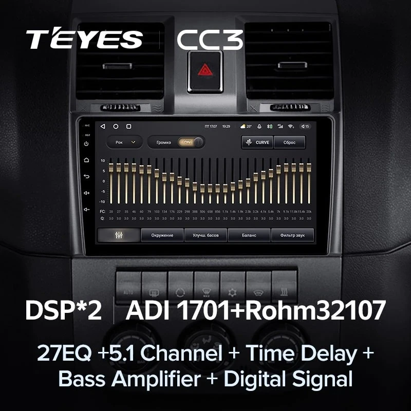 Штатная магнитола Teyes CC3 4/32 UAZ Patriot (2012-2016)