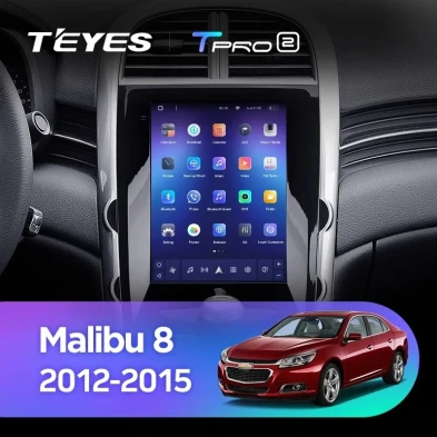 Штатная магнитола Tesla style Teyes TPRO 2 3/32 Chevrolet Malibu 8 (2012-2015) F1