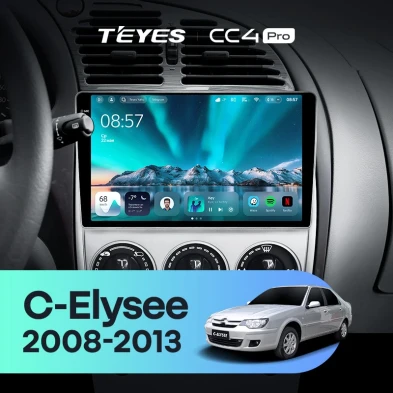 Штатная магнитола Teyes CC4 Pro 8/128 Citroen C-Elysee (2008-2013)