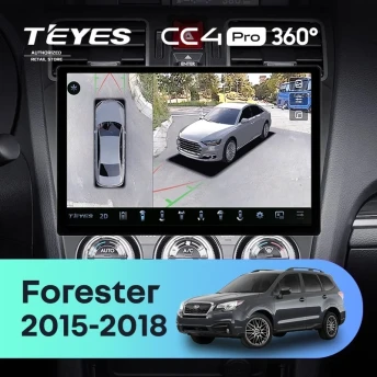 Штатная магнитола Teyes CC4 Pro 360 12/256 Subaru Forester SJ (2015-2018) (11")