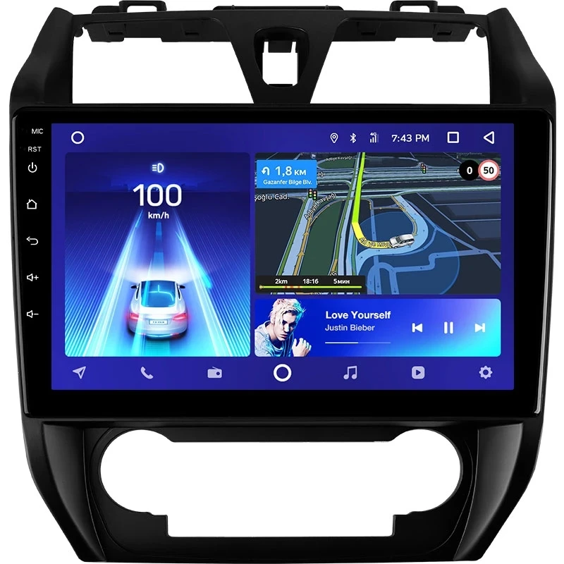 Переходная рамка Geely Emgrand EC7 1 (2009-2016) (10")