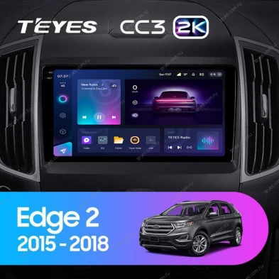 Штатная магнитола Teyes CC3 2K 4/32 Ford Edge 2 (2015-2018) F1
