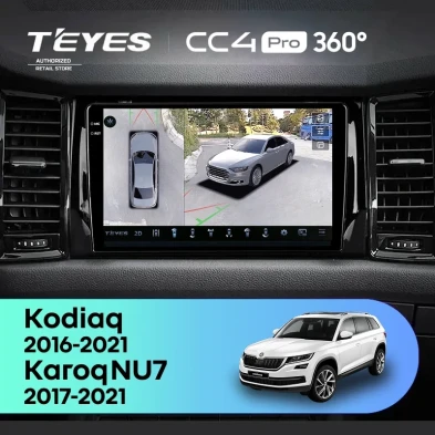Штатная магнитола Teyes CC4 Pro 360 8/128 Skoda Kodiaq (2016-2021) F2