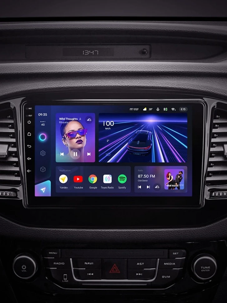 Штатная магнитола Teyes CC3 4/32 Geely Emgrand X7 (2014-2020)