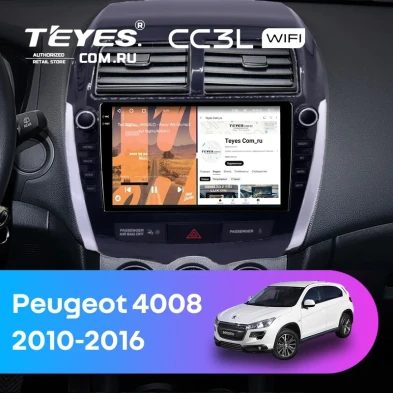 Штатная магнитола Teyes CC3L WiFi 2/32 Peugeot 4008 (2010-2016) Тип-A (9")