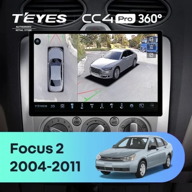 Штатная магнитола Teyes CC4 Pro 360 8/128 Ford Focus 2 Mk 2 (2004-2011) F2 (11")