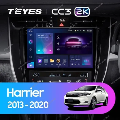 Штатная магнитола Teyes CC3 2K 4/64 Toyota Harrier XU60 (2013-2020) F1