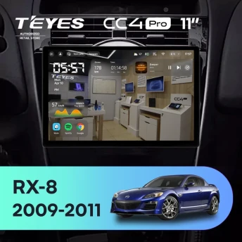 Штатная магнитола Teyes CC4 Pro 12/256 Mazda RX-8 SE (2009-2011) (11")