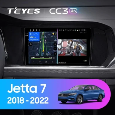 Штатная магнитола Teyes CC3 2K 360 6/128 Volkswagen Jetta 7 (2018-2022)