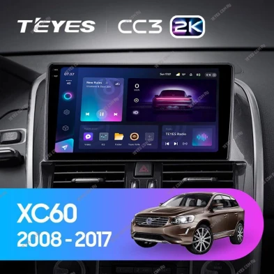 Штатная магнитола Teyes CC3 2K 4/64 Volvo XC60 I 1 (2008-2017) Тип-A