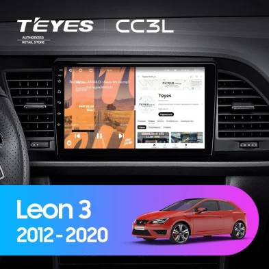 Штатная магнитола Teyes CC3L 4/64 Seat Leon 3 (2012-2020) F3