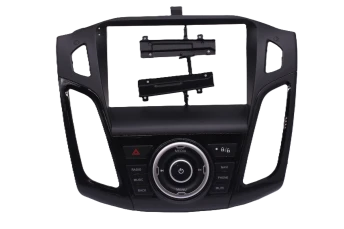 Переходная рамка Ford Focus 3 (2011-2019) F3 (чёрная) (9")