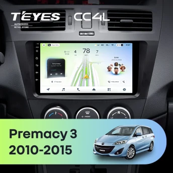 Штатная магнитола Teyes CC4L 6/64 Mazda Premacy 3 (2010-2015)