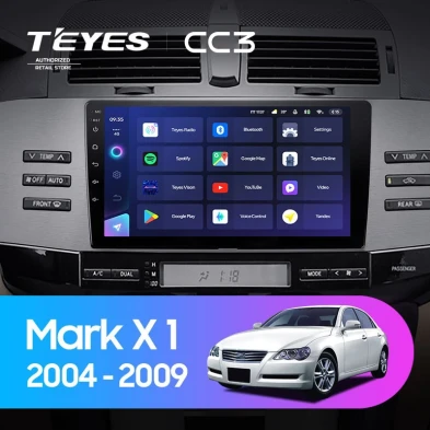 Штатная магнитола Teyes CC3 4/32 Toyota Mark X X120 (2004-2009) Правый руль
