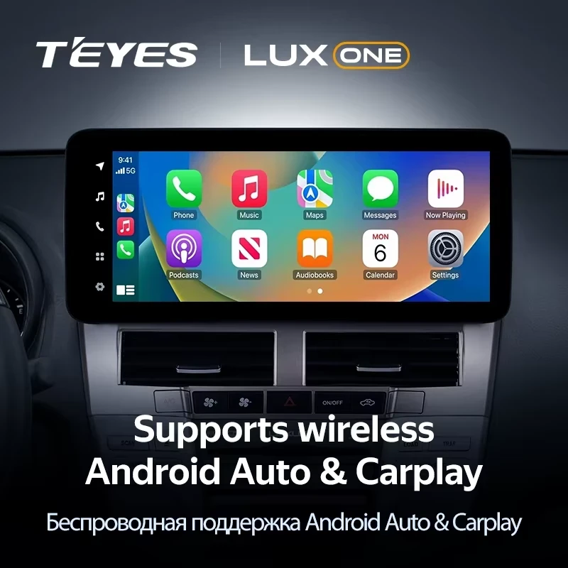 Штатная магнитола Teyes LUX ONE 4/64 Toyota Harrier XU30 (2003-2013) Тип-B