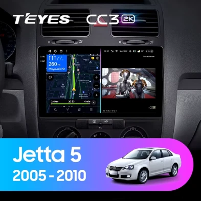 Штатная магнитола Teyes CC3 2K 6/128 Volkswagen Jetta 5 (2005-2010) F2