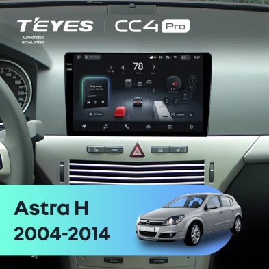 Штатная магнитола Teyes CC4 Pro 12/256 Opel Astra H (2004-2014) F1