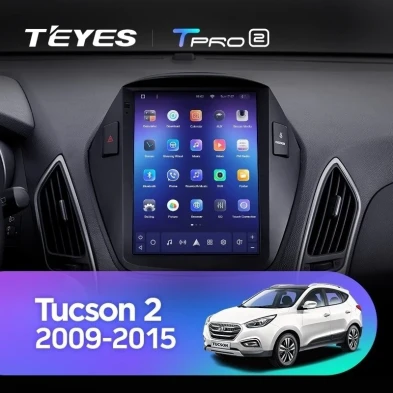 Штатная магнитола Tesla style Teyes TPRO 2 3/32 Hyundai IX35 (2009-2015) F1 Тип-C