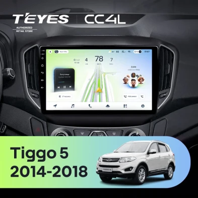 Штатная магнитола Teyes CC4L 6/64 Chery Tiggo 5 (2014-2018)