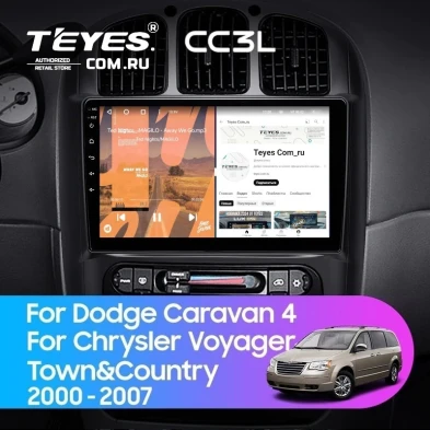 Штатная магнитола Teyes CC3L 4/64 Chrysler Voyager (2000-2007) Тип-A