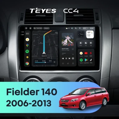 Штатная магнитола Teyes CC4 8/128 Toyota Corolla Fielder 140 (2006-2013) Тип-B