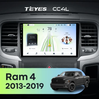 Штатная магнитола Teyes CC4L 6/64 Dodge Ram 4 DJ DS (2013-2019) F2