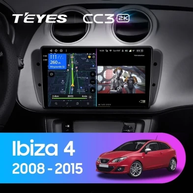 Штатная магнитола Teyes CC3 2K 4/32 Seat Ibiza 6J (2008-2015)