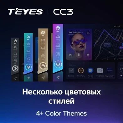Штатная магнитола Teyes CC3 4/32 Renault Clio 3 (2005-2014) (0din)