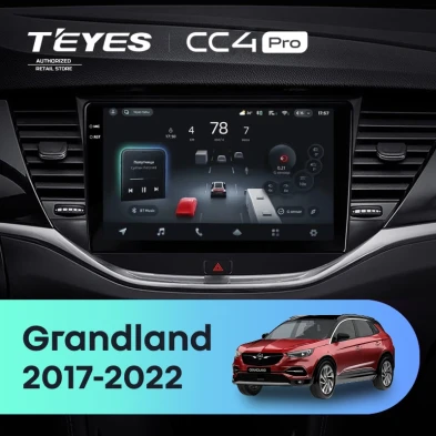 Штатная магнитола Teyes CC4 Pro 8/128 Opel Grandland (2017-2022) Тип-A