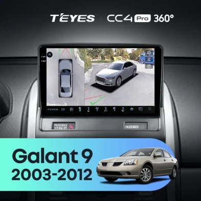 Штатная магнитола Teyes CC4 Pro 360 8/128 Mitsubishi Galant 9 (2003-2012)