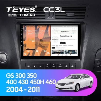 Штатная магнитола Teyes CC3L 4/32 Lexus GS300 350 400 430 450h 460 (2004-2011)
