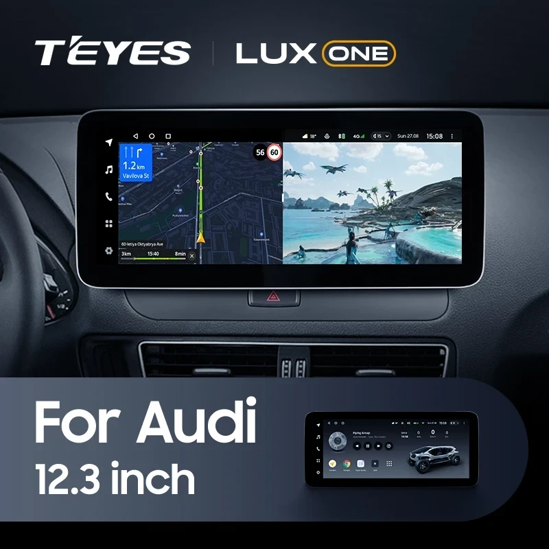 Штатная магнитола Teyes LUX ONE 4/64 Audi Q5 8R (2008-2017) Тип-B