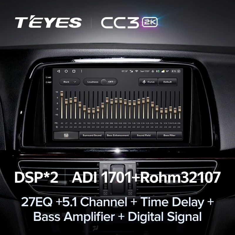 Штатная магнитола Teyes CC3 2K 4/32 Mazda Atenza 3 (2012-2017) Тип-A Правый руль