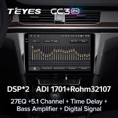 Штатная магнитола Teyes CC3 2K 4/32 Volkswagen Bora 4 (2016-2022)