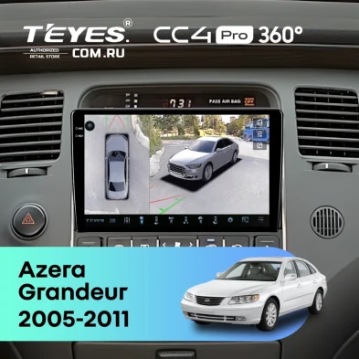 Штатная магнитола Teyes CC4 Pro 360 8/128 Hyundai Grandeur (2005-2011)
