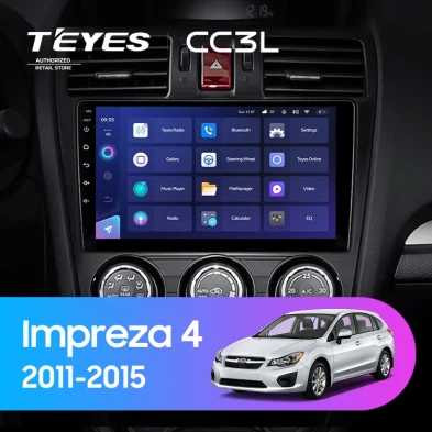 Штатная магнитола Teyes CC3L 4/64 Subaru Impreza 4 (2011-2015) Тип-A