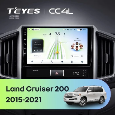Штатная магнитола Teyes CC4L 6/64 Toyota Land Cruiser 200 (2015-2021)