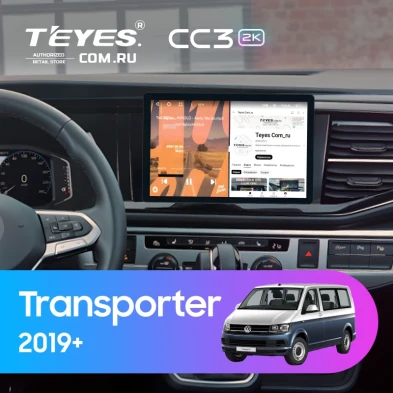 Штатная магнитола Teyes CC3 2K 4/64 Volkswagen Transporter (T6) 2019+ (11")