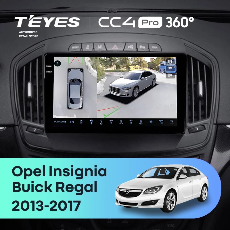 Штатная магнитола Teyes CC4 Pro 360 12/256 Buick Regal (2013-2017) Тип-A