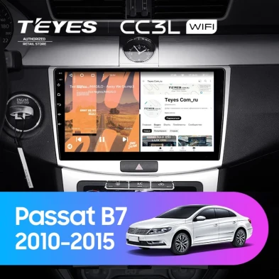 Штатная магнитола Teyes CC3L WiFi 2/32 Volkswagen Passat B7 (2010-2015)